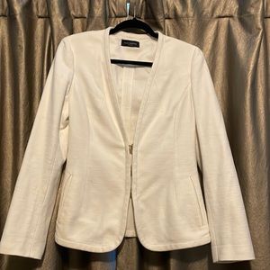 Piazza Sempione SZ 6(IT42) White Cotton Blazer